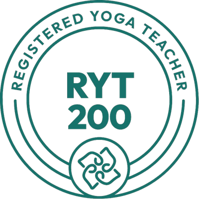 Badge Yoga Alliance Registered Yoga Teacher RYT 200